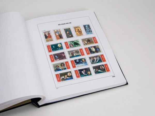Luxe supplement Belgie zegels uit blokken 2016