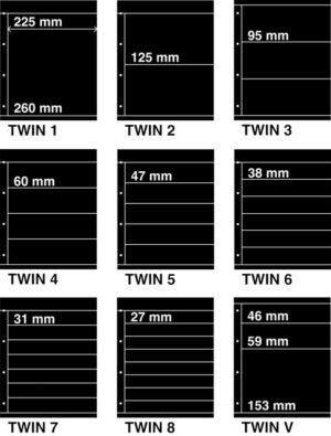 Kosmos insteekbladen TWIN assortiment (per 9)