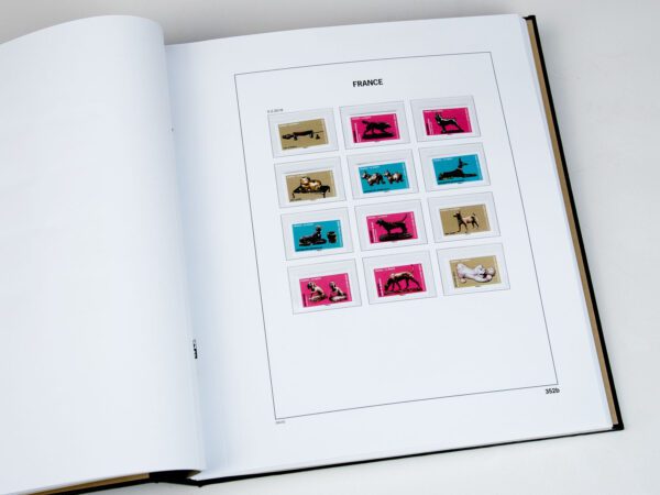 Luxe supplement Frankrijk zegels uit blokken 2018