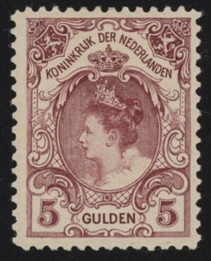 Frankeerzegel Nederland NVPH nr. 79B (iii) ongebruikt met attest Vleeming
