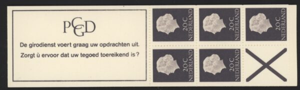 Postzegelboekje 1964-2007 Nederland NVPH nr. PB 6a