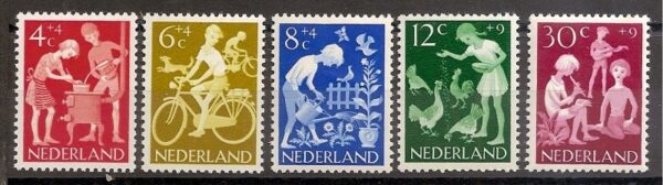 Frankeerserie Nederland NVPH nrs. 779-783 postfris