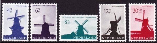 Frankeerserie Nederland NVPH nrs. 786-790 postfris