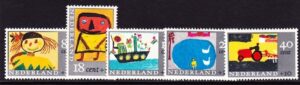 Frankeerserie Nederland NVPH nrs. 849-853 postfris