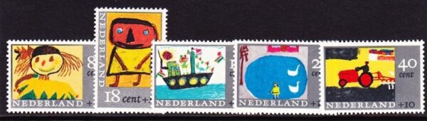Frankeerserie Nederland NVPH nrs. 849-853 postfris