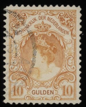 Frankeerzegel Nederland NVPH nr. 80A gestempeld met Vleeming attest