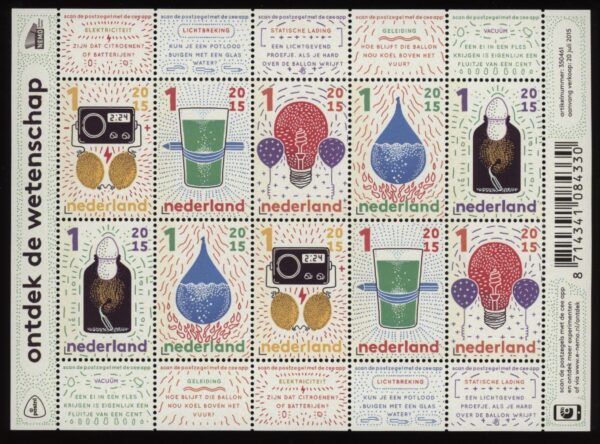Frankeerzegels Nederland NVPH nr. V3310-3314 postfris
