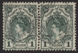 Frankeerzegel Nederland NVPH nr. 77 gestempeld
