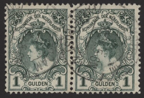 Frankeerzegel Nederland NVPH nr. 77 gestempeld