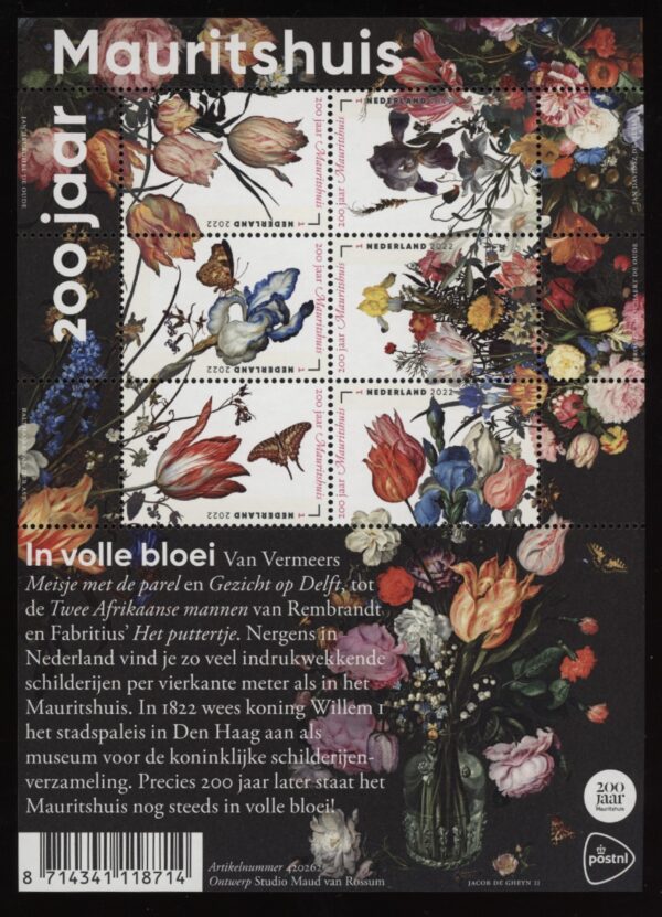 Frankeerzegels Nederland NVPH nr. V4012-4017 postfris