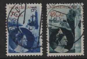 Frankeerzegels Nederland NVPH nrs. 236-237 gestempeld