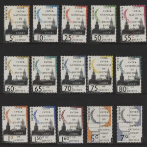 Dienstzegels Nederland NVPH nrs. D44-D58 postfris