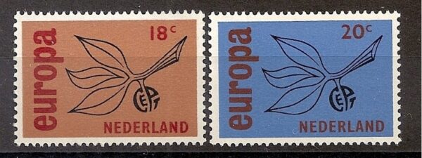 Frankeerzegels Nederland NVPH nrs. 847-848 postfris