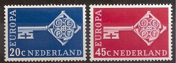 Frankeerzegels Nederland NVPH nrs. 906-907 postfris