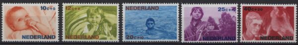 Frankeerserie Nederland NVPH nrs. 870-874 postfris
