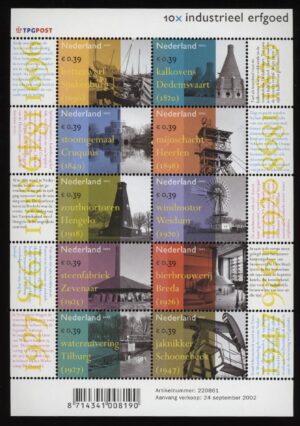 Frankeerzegels Nederland NVPH nr. V2104-2113 postfris