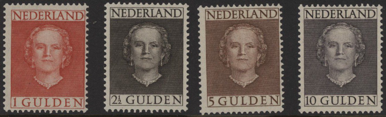 Frankeerzegels Nederland NVPH nrs. 534-537 postfris met Vleeming certificaat