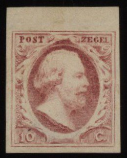 Frankeerzegel Nederland NVPH nr. 2b plaat I positie 29 ongebruikt met certificaat Vleeming