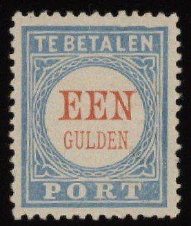 Portzegels Nederland NVPH nrs P12 DIII postfris met certificaat Vleeming