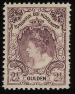 Frankeerzegel Nederland NVPH nr. 78D P1 postfris met certificaat Vleeming