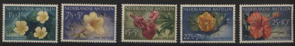 Frankeerzegels Ned.Antillen NVPH nrs. 248-252 postfris