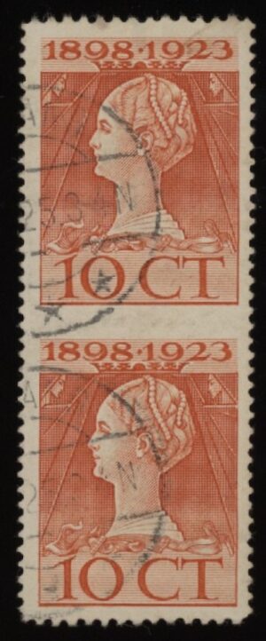 Frankeerzegel Nederland NVPH nr. 124Hva gestempeld met certificaten Vleeming en NVPH