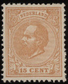 Frankeerzegel Nederland NVPH nr. 23L ongebruikt met certificaat Vleeming