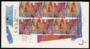 Luxe fdc Nederland NVPH nr. E304a blanco en met attest Vleeming