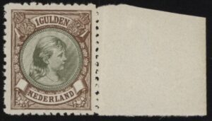 Frankeerzegel Nederland NVPH nr. 46B postfris met Vleeming attest