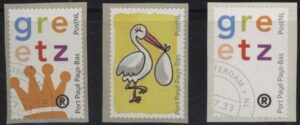 Port Betaald Zegels Nederland NVPH nrs. BZ41a-BZ41c postfris