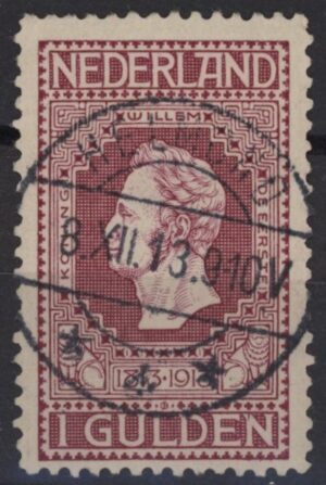 Frankeerzegel Nederland NVPH nr. 98 gestempeld