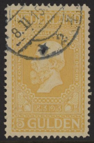 Frankeerzegel Nederland NVPH nr. 100B gestempeld