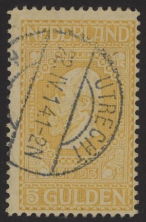 Frankeerzegel Nederland NVPH nr. 100B gestempeld (ii)