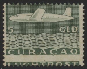 Luchtpostzegels Curaçao NVPH nr. LP84 var postfris met attest Vleeming