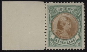 Frankeerzegel Nederland NVPH nr. 45B postfris met attest Vleeming