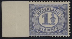 Frankeerzegel Nederland NVPH nr. 52v ongebruikt met certificaat NKD