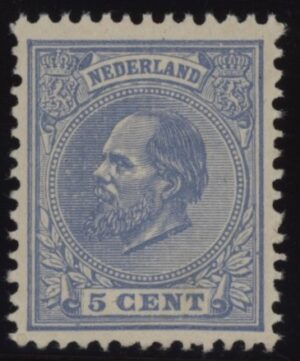 Frankeerzegel Nederland NVPH nr. 19La postfris met attest Vleeming