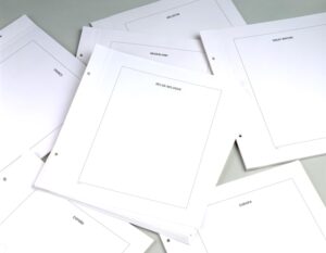Luxe bladen kaderlijn Groot Brittanie (per 20)