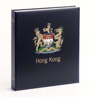 Luxe band postzegelalbum Hong Kong (GB) III