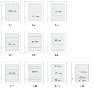 Davo mappen L Assorti (per 10)