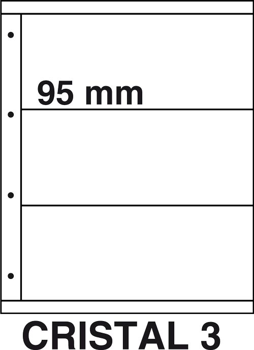 Kosmos insteekbladen Cristal 3 (per 5)