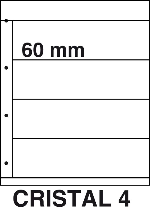 Kosmos insteekbladen Cristal 4 (per 5)