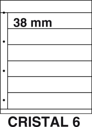 Kosmos insteekbladen Cristal 6 (per 5)