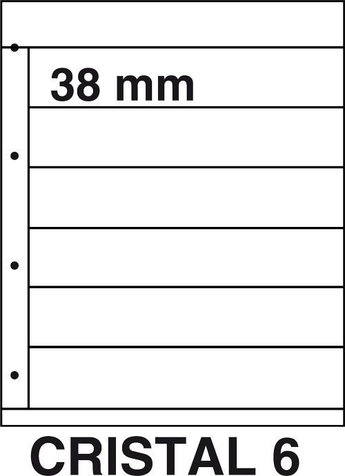 Kosmos insteekbladen Cristal 6 (per 5)