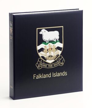 Luxe band postzegelalbum Falkland Isl. I