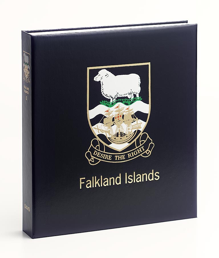 Luxe band postzegelalbum Falkland Isl. I