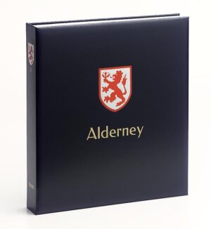Luxe band postzegelalbum Alderney I