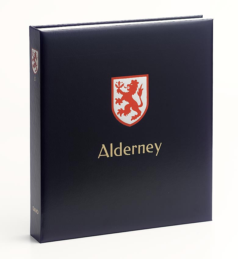 Luxe band postzegelalbum Alderney I