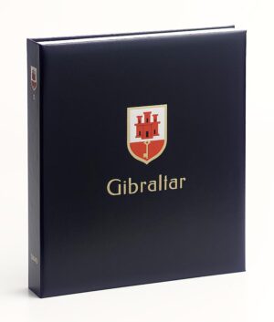 Luxe band postzegelalbum Gibraltar III