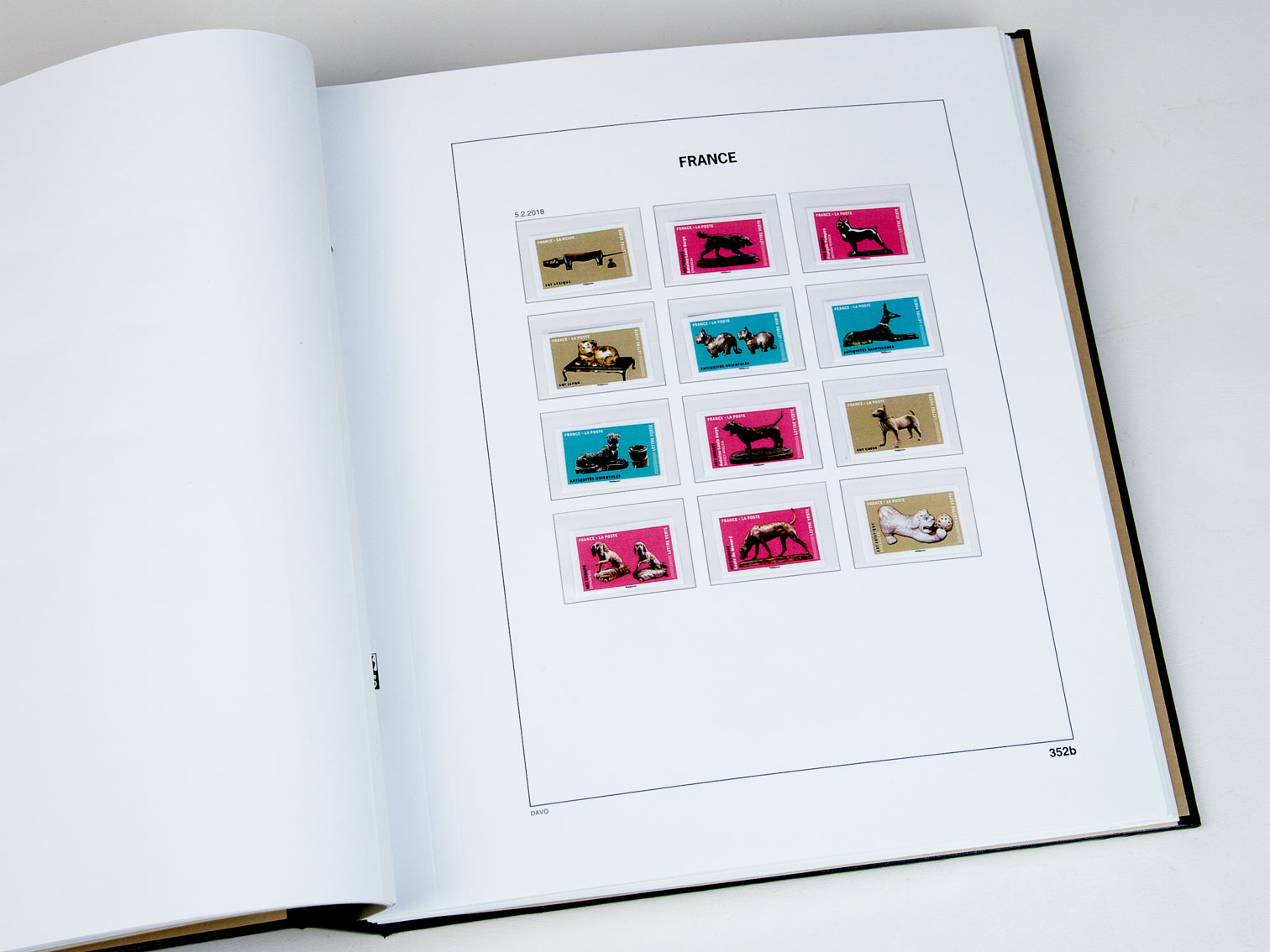 Luxe supplement Frankrijk zegels uit blokken 2018